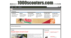 Desktop Screenshot of 1000scooters.com